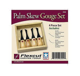 Flexcut Wide Palm Tool Set FR404, 4 piece