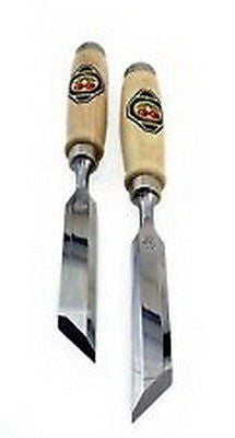 Chisels Two Cherries Skewed Bevel Edged 500-1920 (20mm) Pair