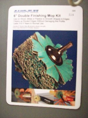 Woodworking 4" Double Finishing Mop 180 grit