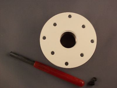 Woodturning 6" carbon Steel Oneway faceplate w/ m33x3.5tpi