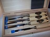 Two Cherries 4pc Bevel Edged Chisel boxed set 500-1559