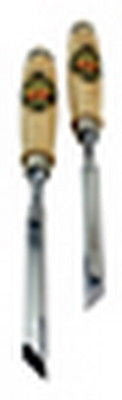 Chisels Two Cherries Skewed Bevel Edged 1/2" (12mm) Pair