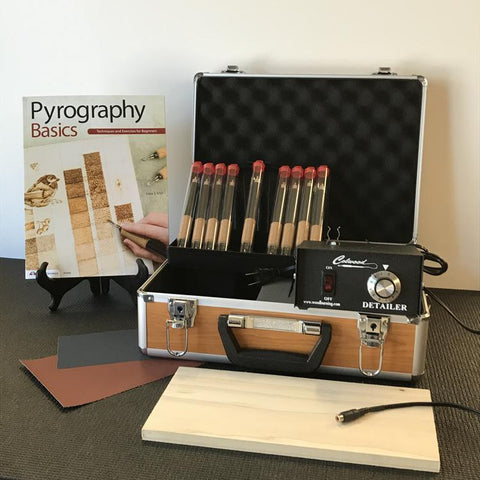 Colwood Detailer Deluxe Woodburning Kit w/ 9 Fixed Tip Handpieces DKDF (Case not included)