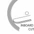 Inboard Bowl Scraper 2pc. Set M2HSS